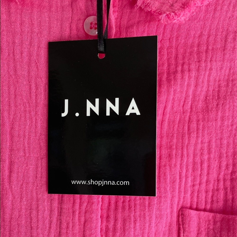 J.NNA Pink Button-Up Shirt - Picture 2 of 13